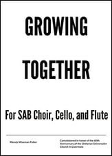 Growing Together SAB choral sheet music cover